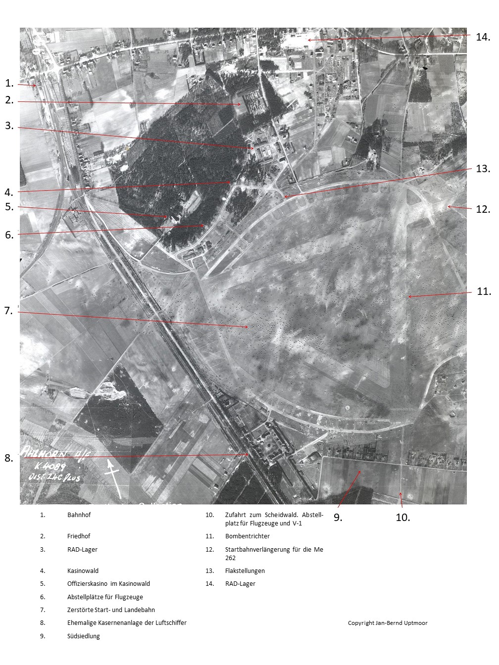 Nach der Bombadierung 1945